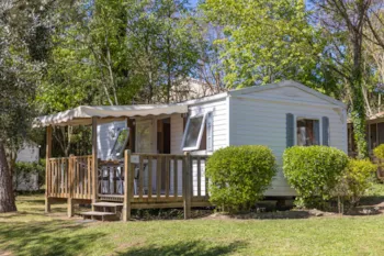 Mietunterkunft - Mobilheim Confort Compact - 2  Zimmer - Camping Les Routes de Provence