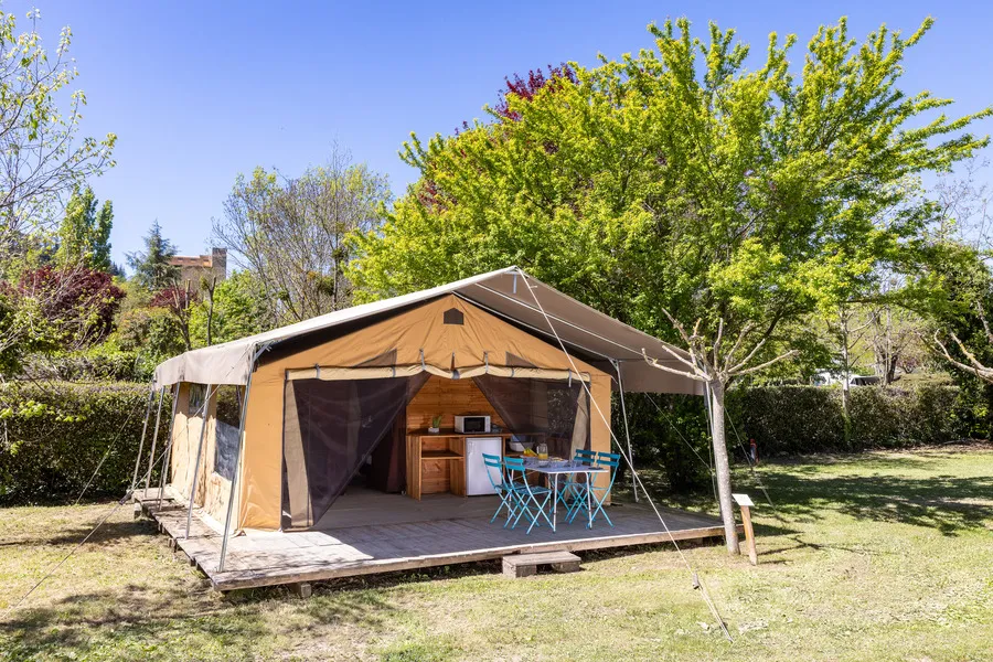 Location - Ciela Nature Lodge - 2 Chambres - Cuisine  – Salle De Bain - Camping Les Routes de Provence