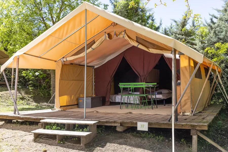 Location - Tente Ciela Nature - 2 Chambres (Sans Sanitaire) - Camping Les Routes de Provence