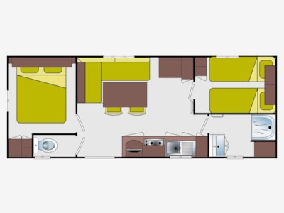 Mobile home 18 M²