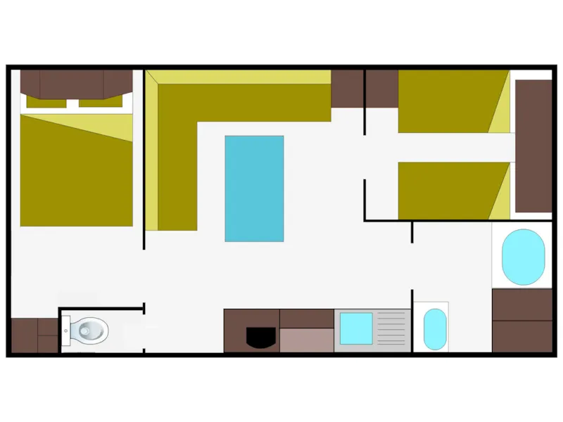 Mobilhome 21M² (Deuxième Catégorie)