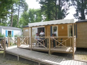 Mietunterkunft - Sunshine Life Top Presta 31M² - Capfun - Camping les Chênes de Médis