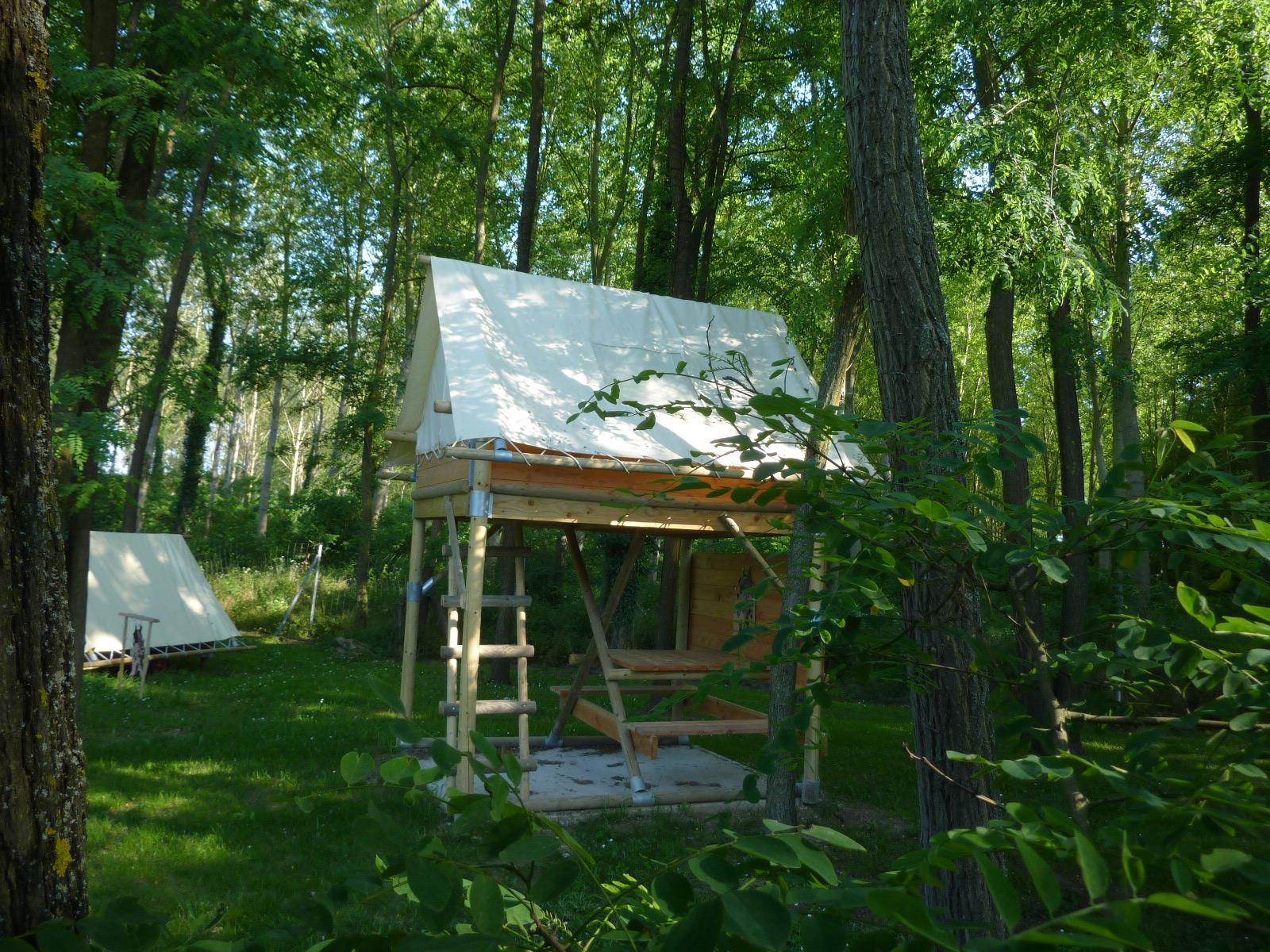 Huuraccommodatie - Bivak Tent Gooide - Base de Loisirs - Camping du Lac Cormoranche