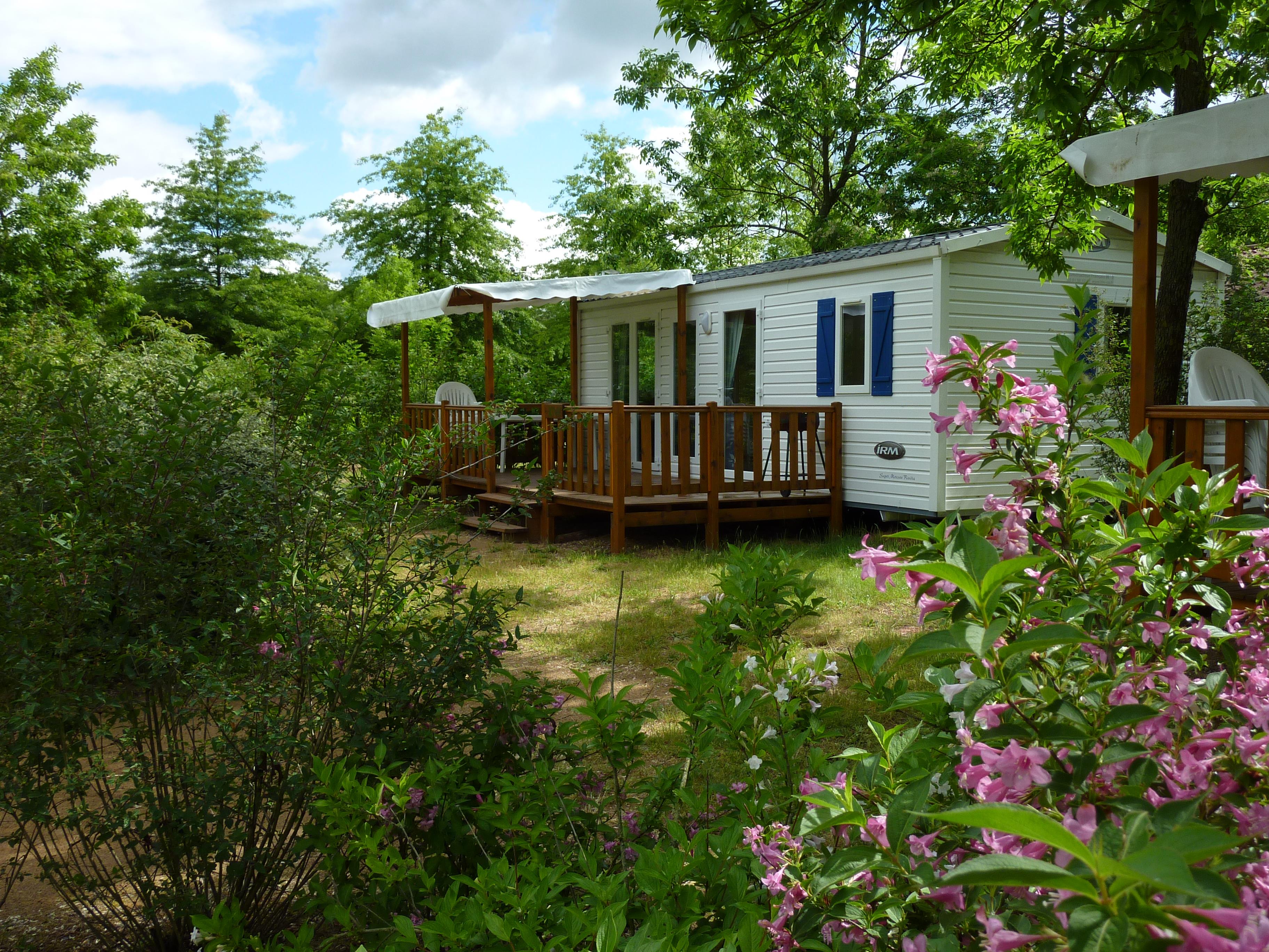 Location - Mobil-Home Irm - Base de Loisirs - Camping du Lac Cormoranche
