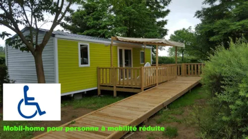 Mietunterkunft - Mobilheim - image n°1 - Base de Loisirs - Camping du Lac Cormoranche