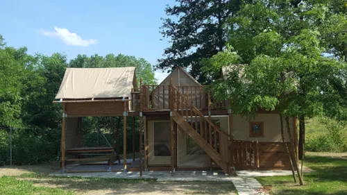 Huuraccommodatie(s) - Le Nid - image n°2 - Base de Loisirs - Camping du Lac Cormoranche