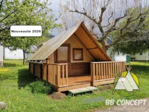 Locatif - Amazon tent - Base de Loisirs - Camping du Lac Cormoranche