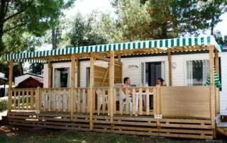 Mietunterkunft - Mobilheim Moon Duo 16M² - Capfun - Camping Le Jantou