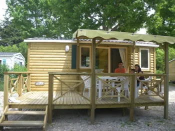 Mietunterkunft - Mobilheim Mini Habana 16M² - Capfun - Camping Le Jantou