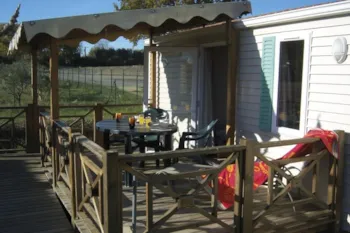 Mietunterkunft - Mobilheim Sun Life Top Presta - Capfun - Camping Le Sagittaire