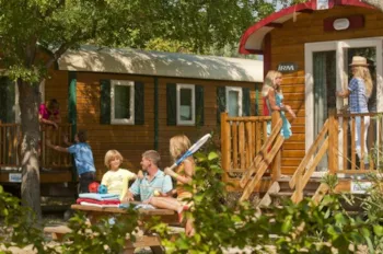 Mietunterkunft - Planwagen - Capfun - Camping Le Sagittaire