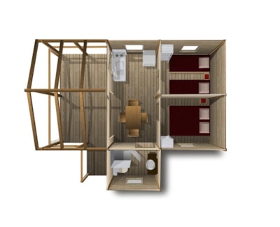 Caba'nature 2 Bedrooms - 5 people - 22 m2