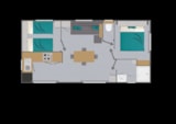 Mobil Home Cosy 32M² /2 Chambres - Terrasse En Bois + Climatisation / Lave Vaisselle Mobil Home Cosy 32M² /2 Chambres - Terrasse En Bois + Climatisation / Lave Vaisselle