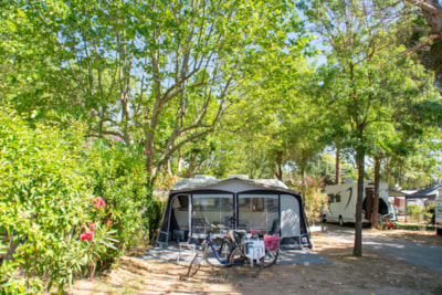Pitch: car + tent or caravan or motorhome + 10A electricity