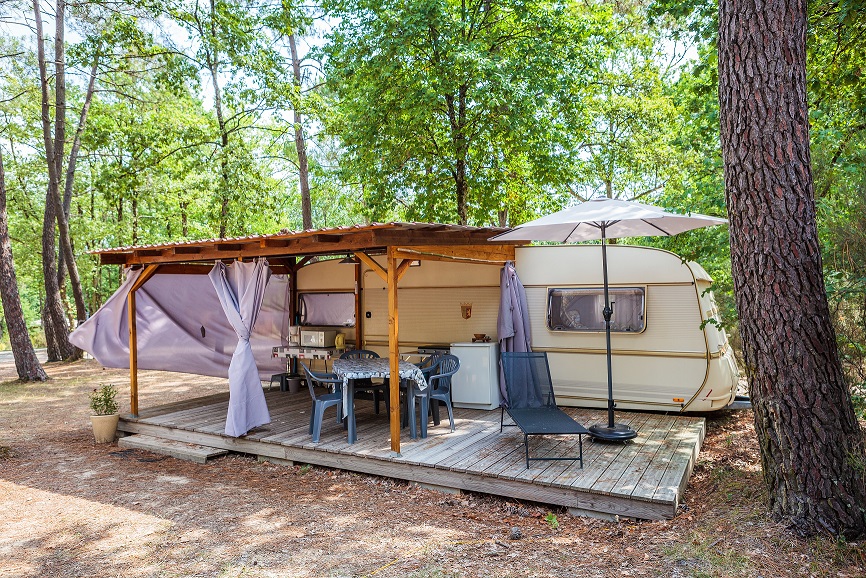 Accommodation - Caravan Tabbert - Centre Naturiste Le Fiscalou