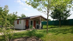Mietunterkunft - Chalet 24M² (2 Zimmer) + Überdachte Terrasse - Camping Les Coteaux du Lac