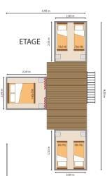 Le Nid (sleeps 6 – 3 bedrooms)