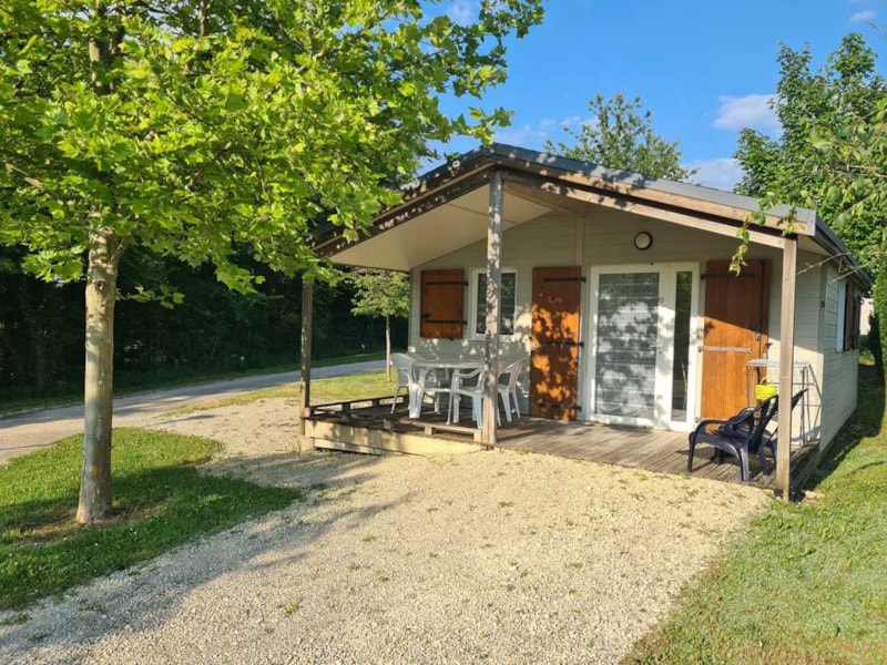 Chalet voor mindervaliden 4 pers. 28m2 - 2 slaapkamers - overdekt terras