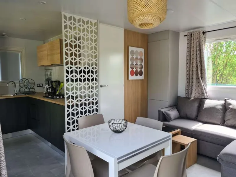 Mobil-Home Sirius 46M² 2 Chambres - Terrasse 1/2 Couverte