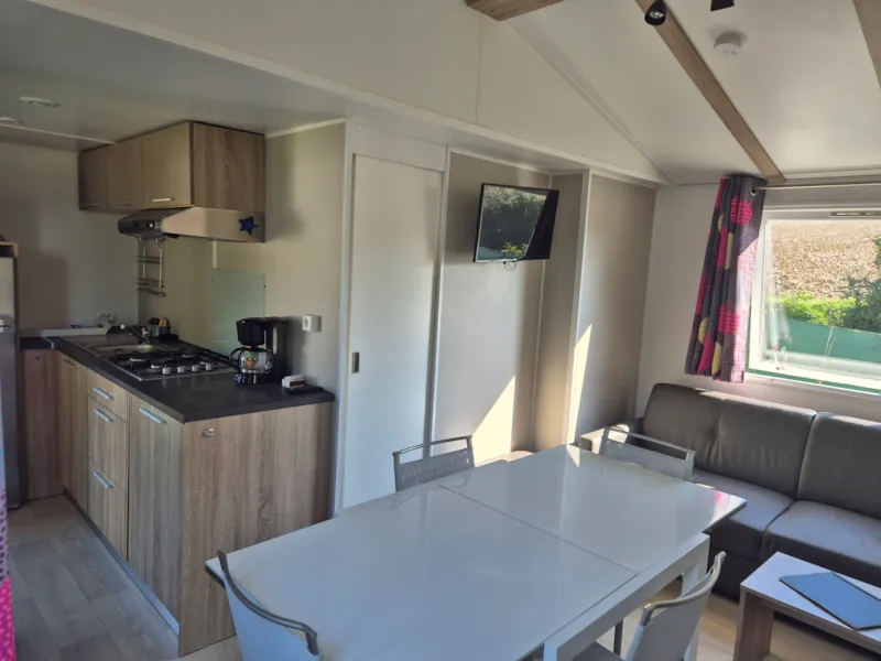 Mobil-Home. Alizé 48M2. 3Ch - 5Pers. Terrasse 1/2 Couverte