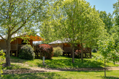 Canvas bungalow  Canada 20m² (2 bedrooms) with covered terrace