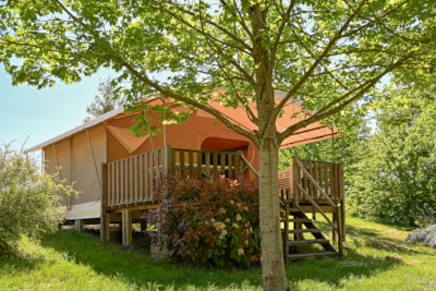Canvas bungalow  Canada 20m² (2 bedrooms) with covered terrace