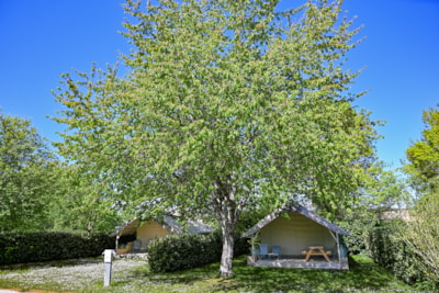 Wood Lodge 23m² – 2 bedrooms, covered terrace