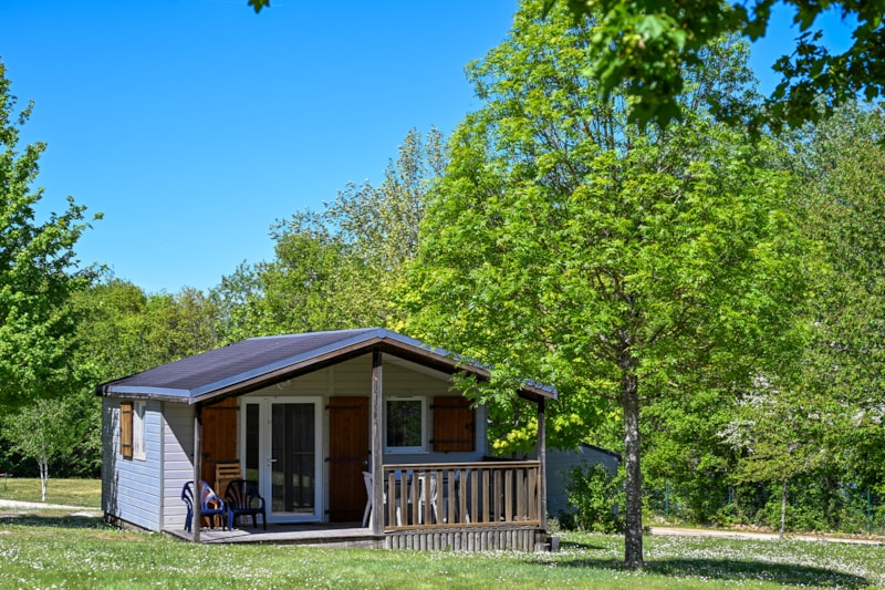 Chalet 24m² (2 kamers) met overdekt terras