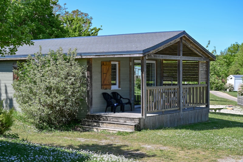 Chalet 35m² (3 kamers) met overdekt terras