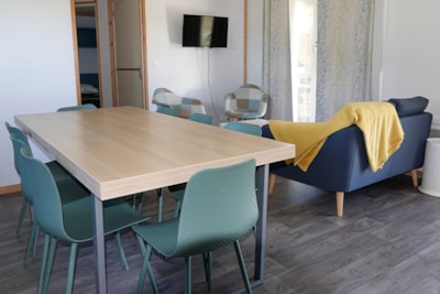 Chalet Horizon 85m² (4 bedrooms) with covered terrace - Le Parc des Coteaux (800 m from campsite)