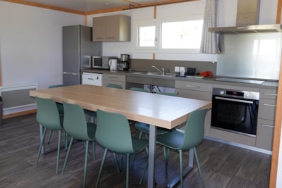 Chalet Horizon 85m² (4 bedrooms) with covered terrace - Le Parc des Coteaux (800 m from campsite)