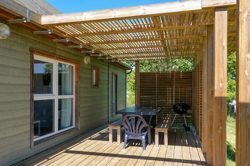 Chalet Horizon 85M² (4 Chambres) Avec Terrasse Couverte - Le Parc Des Coteaux (800 M Du Camping)