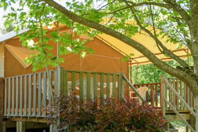 Canvas bungalow  Canada 20m² (2 bedrooms) with covered terrace