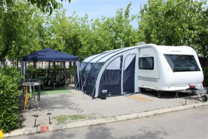 Piazzola Tenda + Roulotte + Auto (Xl Rosso)