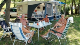 Emplacement Bord de lac tente, caravane ou camping car