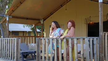 Huuraccommodatie(s) - Tente Lodge Kenya Standaard - Camping Naturiste Tikayan Petit Arlane