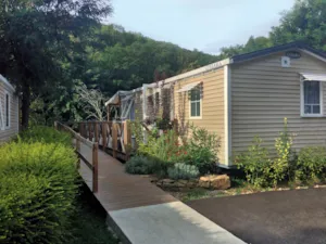 Locatif - Mobilheim Komfort PMR 2 Schlafzimmer - Domaine de la Plage