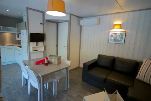 Huuraccommodatie(s) - Premium Plein Air Chalet Met 2 Slaapkamers - image n°2 - Domaine de la Plage