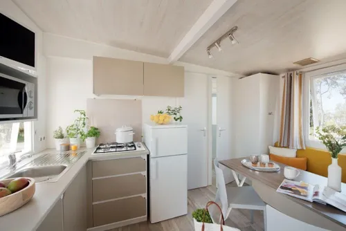 Mietunterkunft - Mobilheim Standard 2 Schlafzimmer - image n°3 - Domaine de la Plage