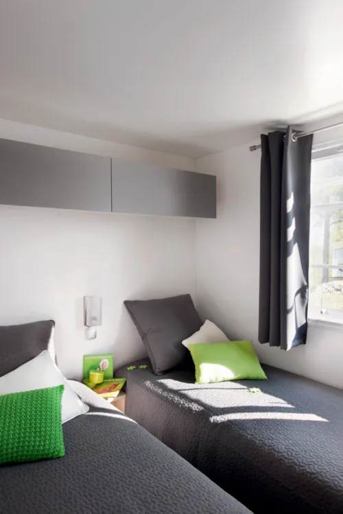 Mietunterkunft - Mobilheim Komfort 3 Schlafzimmer - image n°2 - Domaine de la Plage