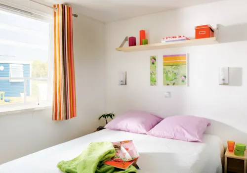 Mietunterkunft - Mobilheim Komfort 3 Schlafzimmer - image n°3 - Domaine de la Plage