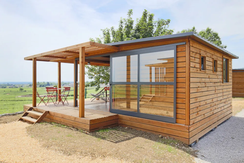 Location - Chalet Evasion Vista Vue Vignes - Huttopia Meursault