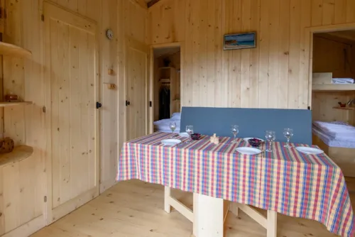 Accommodation - Lodge Cape Town 27M² (2 Bedrooms)  - Airconditioned - image n°5 - Ushuaïa Villages - Camping Les 4 Saisons ****