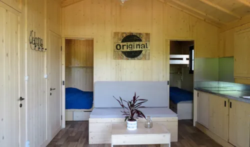 Accommodation - Lodge Cape Town 27M² (2 Bedrooms)  - Airconditioned - image n°3 - Ushuaïa Villages - Camping Les 4 Saisons ****