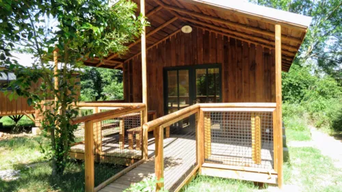 Mietunterkunft - Lodge Cape Town 27M² (1 Zimmer) Behindertengerecht - Klimaanlage - image n°8 - Ushuaïa Villages - Camping Les 4 Saisons ****