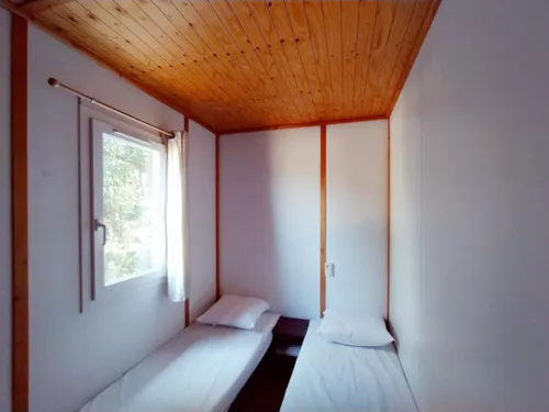 Mietunterkunft - Chalet 42M² (3 Zimmer)  - Klimaanlage - image n°5 - Ushuaïa Villages - Camping Les 4 Saisons ****