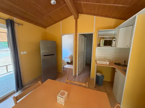 Location - Chalet 35M² (2 Chambres)  - Climatisation - image n°7 - Ushuaïa Villages - Camping Les 4 Saisons ****