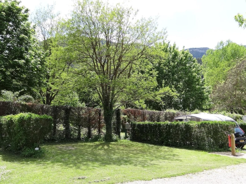 Pitch + car + tent or caravan