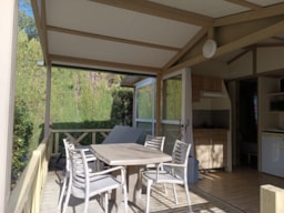 Location - Chalet - - Camping Le Bivouac de l’Eygues