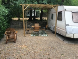 Accommodation - Caravan - - Camping Le Bivouac de l’Eygues
